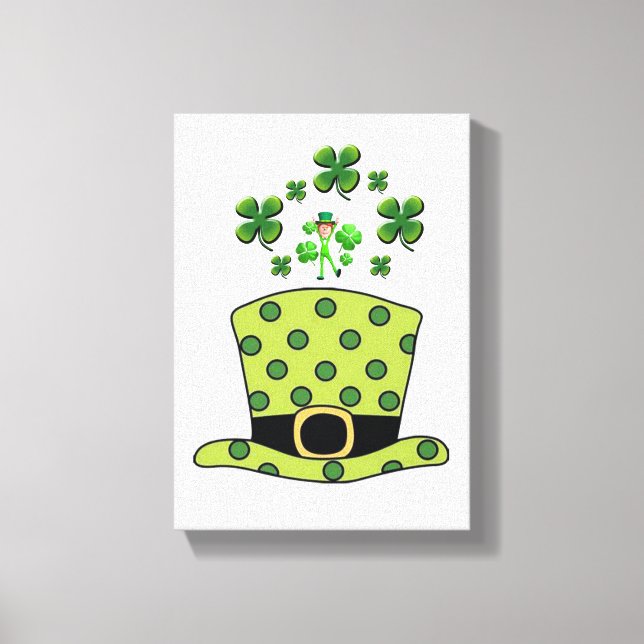 Stretched Canvas Print St. Patrick's Day Leinwanddruck (Vorderseite)