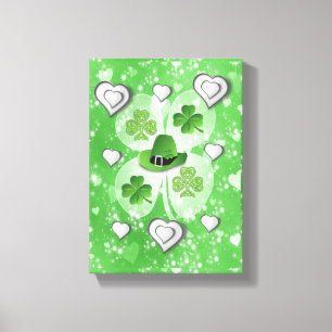 Stretched Canvas Print St. Patrick's Day Leinwanddruck