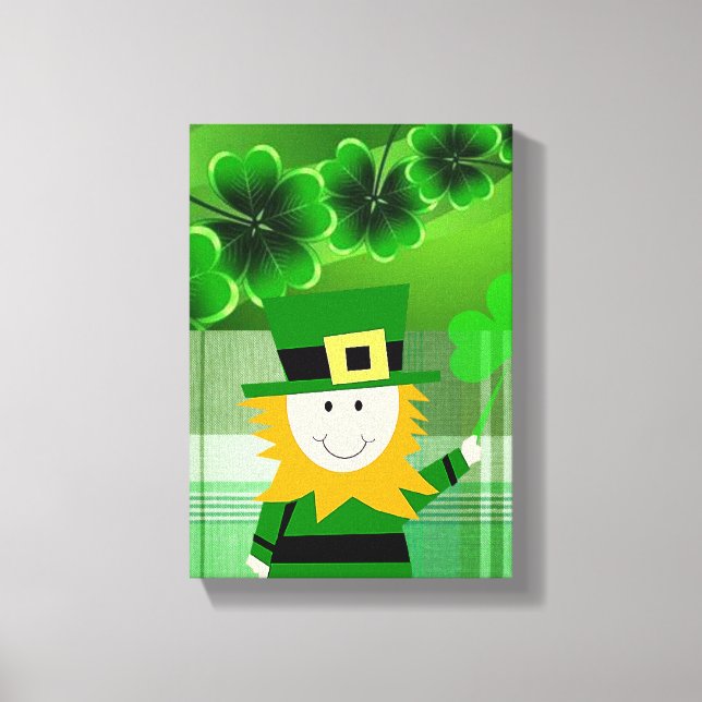 Stretched Canvas Print St. Patrick's Day Leinwanddruck (Vorderseite)
