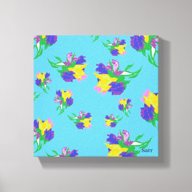 Stretched Canvas Print : Tulips in Bloom Leinwanddruck (Vorderseite)