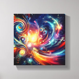 Stretched Canvas Print Universe Leinwanddruck