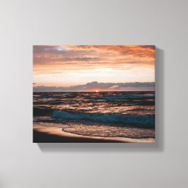 Stretched canvas with beach waves image leinwanddruck