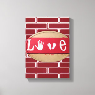Stretchierte Canvas Print Valentine's Day Liebe Leinwanddruck