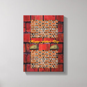Stretchierte Canvas Print Vatertag Leinwand