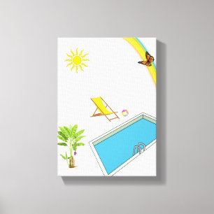 Stretchierte Canvas Print Vatertag Leinwand