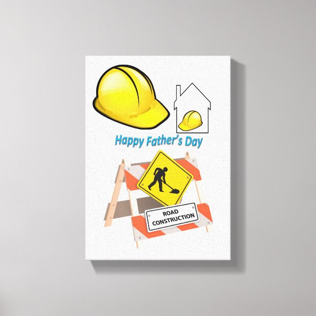 Stretchierte Canvas Print Vatertag Leinwand (Vorderseite)