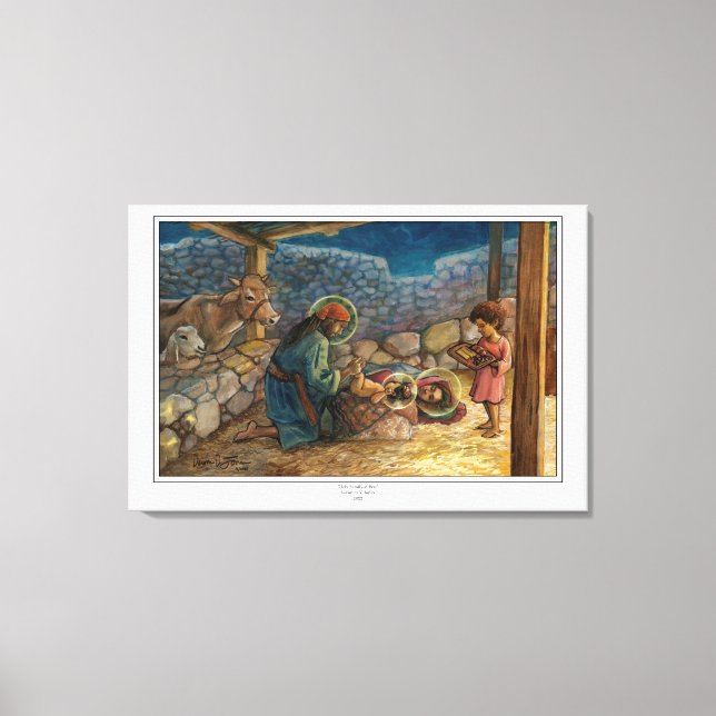 Stretchierte Leinwand "Heilige Familie in Erholung (Vorderseite)