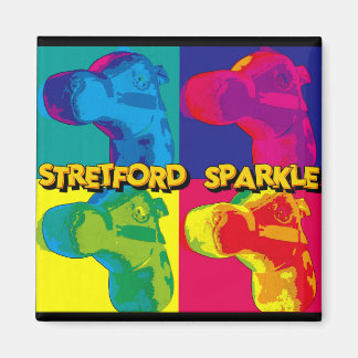 STRETFORD SPARKLE - KÜHLSCHRANKMAGNET MAGNET