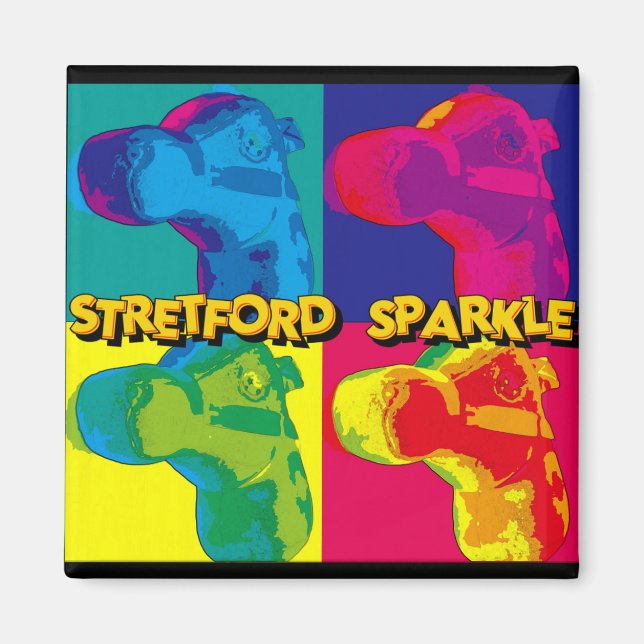 STRETFORD SPARKLE - KÜHLSCHRANKMAGNET MAGNET (Vorne)