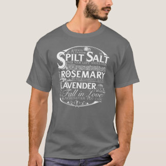 Streuen Sie verschüttetes Salz immer über Ihre lin T-Shirt
