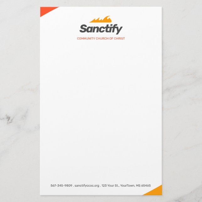 Streufeuer Briefpapier (Vorderseite)