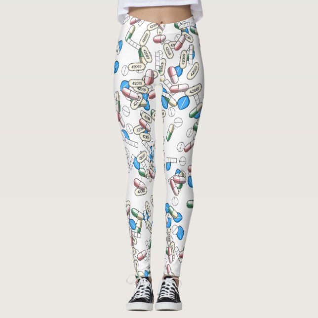 Streumuster für Pillen Leggings (Vorderseite)