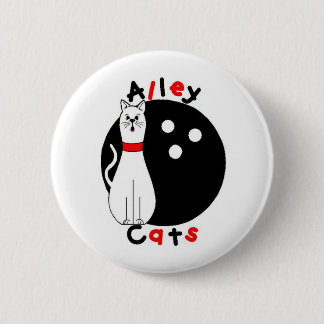 Streunende Katze Button