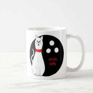 streunende Katze, streunende Katze Kaffeetasse