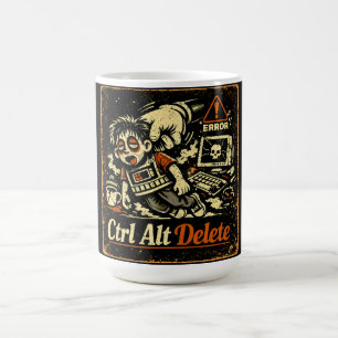 Strg Alt Löschen – Neustart Leben Tech Humor Kaffeetasse