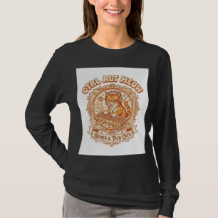 Strg Alt Miau Katze Gamer Tech Vintage Vektor Art T-Shirt