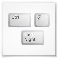 Strg Z Rückgängig letzte Nacht Bitte