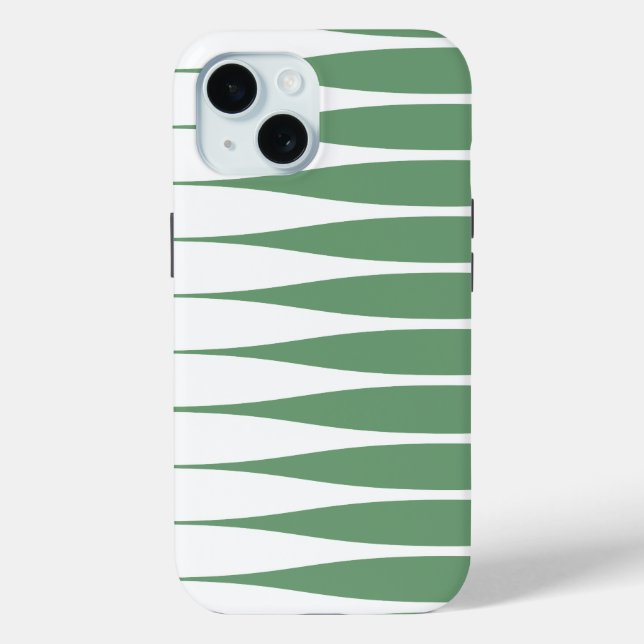 Striation Weiß und Grün iPhone-Hülle Case-Mate iPhone Hülle (Rückseite)