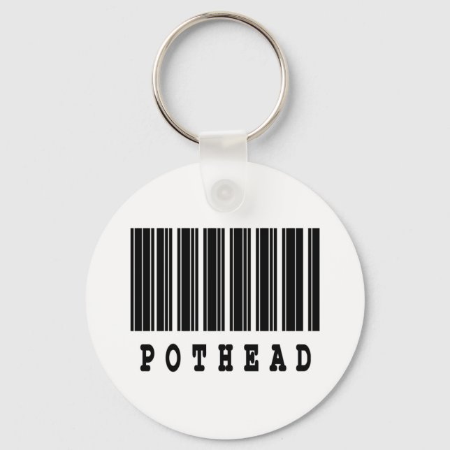 Strichcode-Design Schlüsselanhänger (Vorderseite)