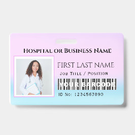 Strichcode Foto Krankenpflege Ärztin Gesundheitsfü Ausweis