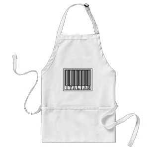 Strichcode Italienisch Schürze