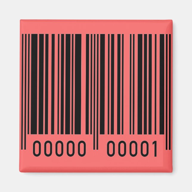 Strichcode Magnet (Vorne)