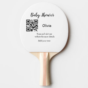 Strichcode QR Name det Tischtennis Schläger