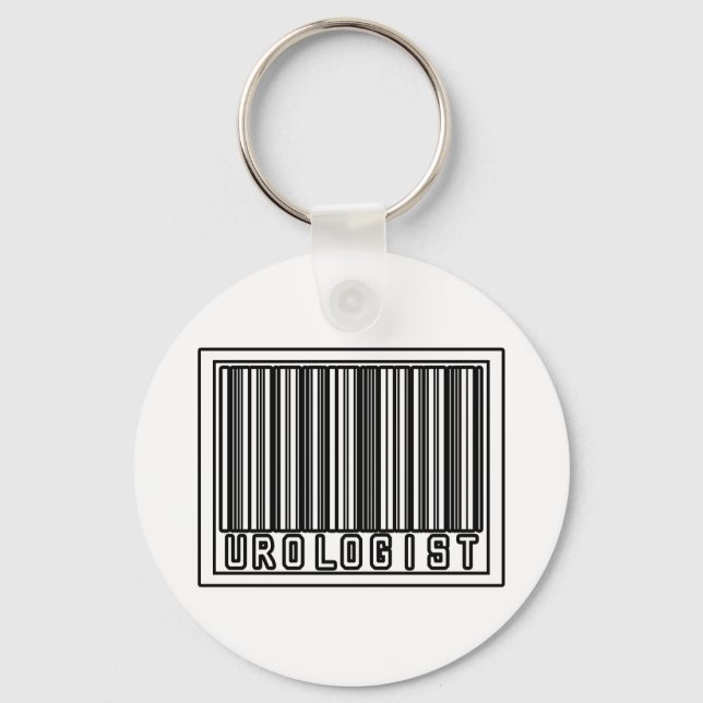 Strichcode Urologist Schlüsselanhänger (Vorderseite)