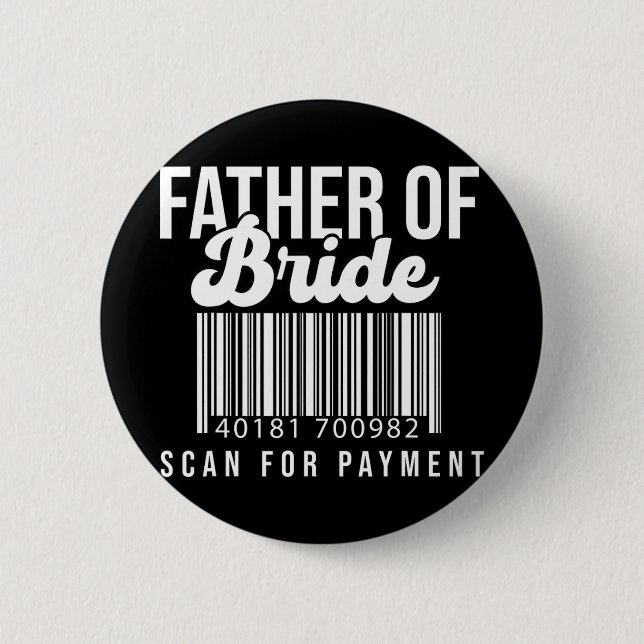 Strichcode Vater der Bride auf Zahlung Vater br Button (Vorderseite)
