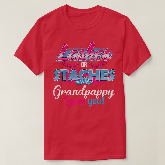 Striche oder Lashes Grandpappy Lieben T-Shirt (Design vorne)