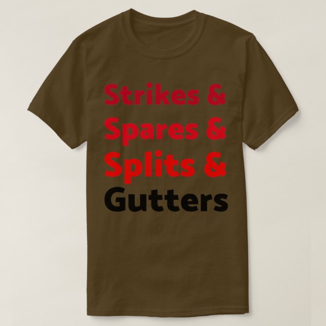 Striche und Ersatzteile und Spaltplatten und Abzüg T-Shirt (Design vorne)