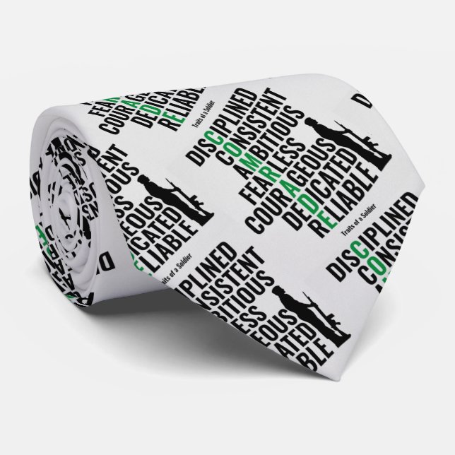 Strichen of a Soldier Krawatte (Gerollt)