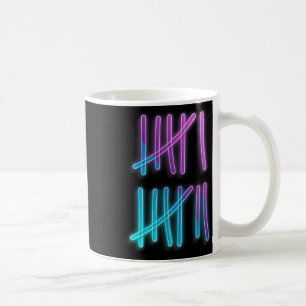Strichliste 67 Meme Farbige Zählung 6 7 Brainrot Kaffeetasse