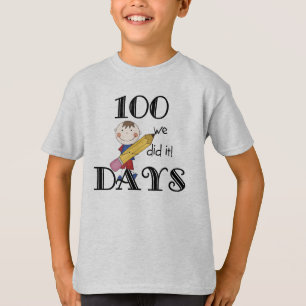 Strichmännchen 100 Tage T-Shirt