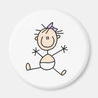 Strichmännchen Baby Magnet