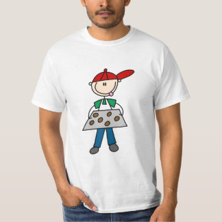 Strichmännchen-Backen-Plätzchen-T-Shirts und T-Shirt