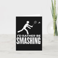 Strichmännchen Badminton - Ich bin eher schlecht.