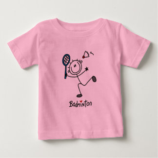 Strichmännchen-Badminton-T - Shirts und Geschenke