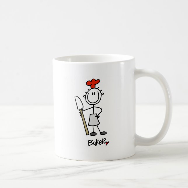 Strichmännchen Baker Tasse (Rechts)
