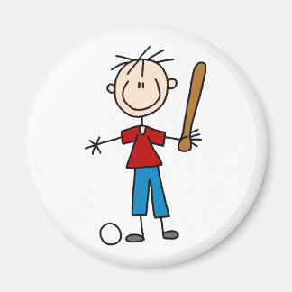 Strichmännchen Boy Magnet