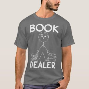 Strichmännchen buchen Lover Lächerliche Buchhandlu T-Shirt
