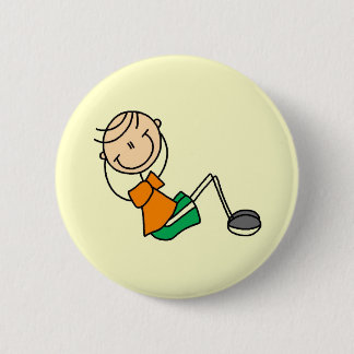 Strichmännchen, das T - Shirts und Geschenke Button