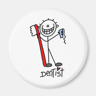 Strichmännchen Dentist Magnet