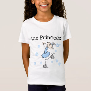 Strichmännchen-Eis-Prinzessin T-Shirt