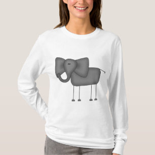 Strichmännchen-Elefant-T-Shirts und Geschenke T-Shirt