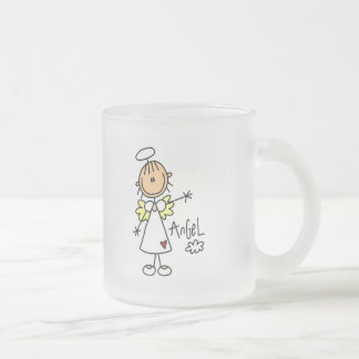 Strichmännchen-Engels-T - Shirts und Geschenke Mattglastasse
