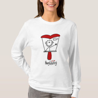 Strichmännchen-Fall-Gleitent-shirts und Geschenke T-Shirt