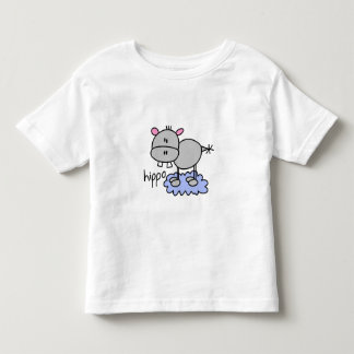 Strichmännchen-Flusspferd-T - Shirts und Geschenke