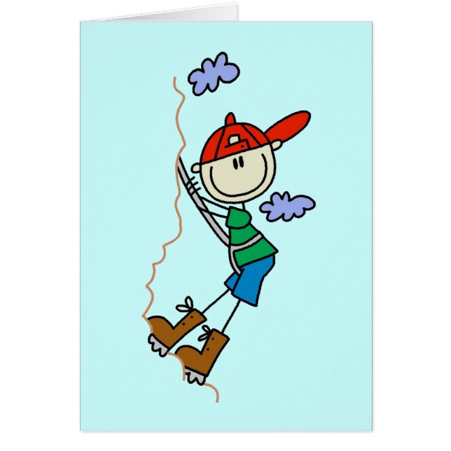 Strichmännchen-Gebirgskletternt-shirts und (Vorne)