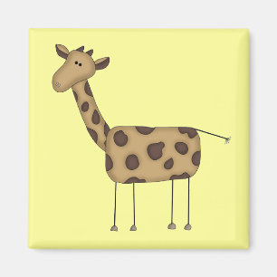 Strichmännchen Giraffe Tshirts und Geschenke Magnet